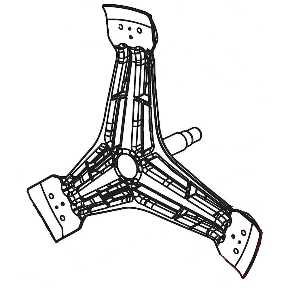Kenmore Elite Part #mhw61841101, Washer Tub Support | 23.00 x 23.00 x 9.00