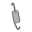 Spring,hinge for LG WM3555HWA/00 - Part MHY62644802