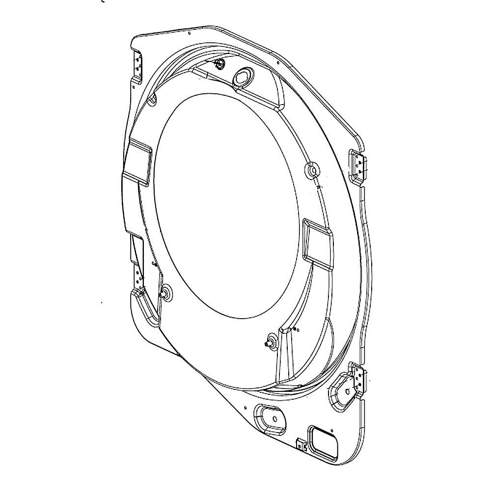 Part #mjt62802801, Dryer Front Bulkhead / 37.00 x 30.00 x 4.00