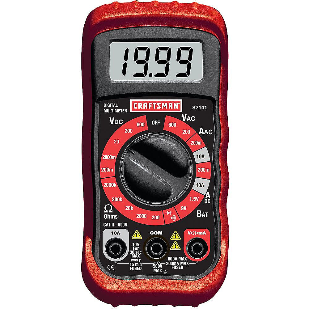 Craftsman Autoranging Multimeter 82029 Manual