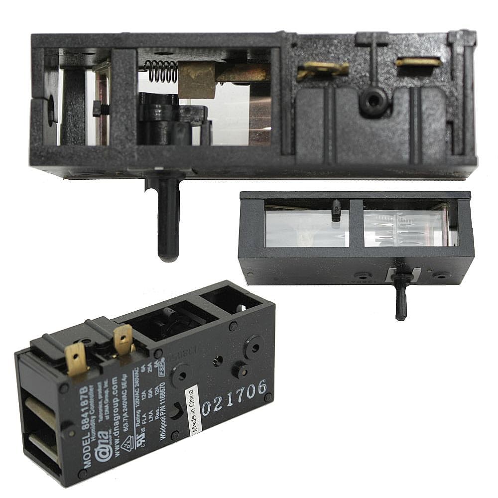 Part #wp1168670, Dehumidifier Humidistat | 4.75 x 4.25 x 5.88