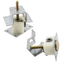 Refrigerator Leveling Leg and Bracket