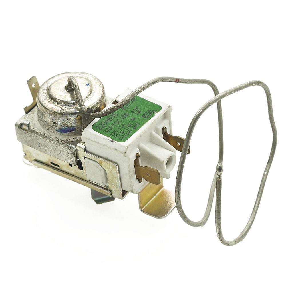 Part #wp2204605, Refrigerator Temperature Control Thermostat (Replaces 2204605) / 4.50 x 4.75 x 3.63