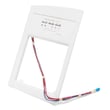 Refrigerator Cover (white) for KitchenAid KSRS27ILWH13 - Part 2207153W