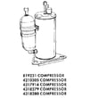 Compressor for Whirlpool BFR153 - Part 4210305