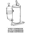 Compressor for Whirlpool AR2400XT0 - Part 819231