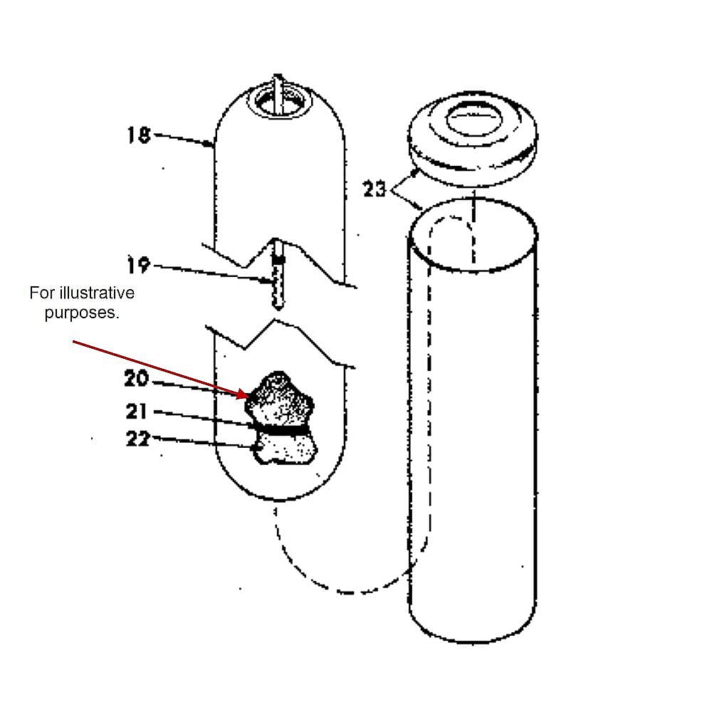 Part #100346617, American Water Heaters Water Heater Burner Assembly (Replaces 100342835)