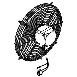 Water Heater Evaporator Fan Motor Assembly 9007486005