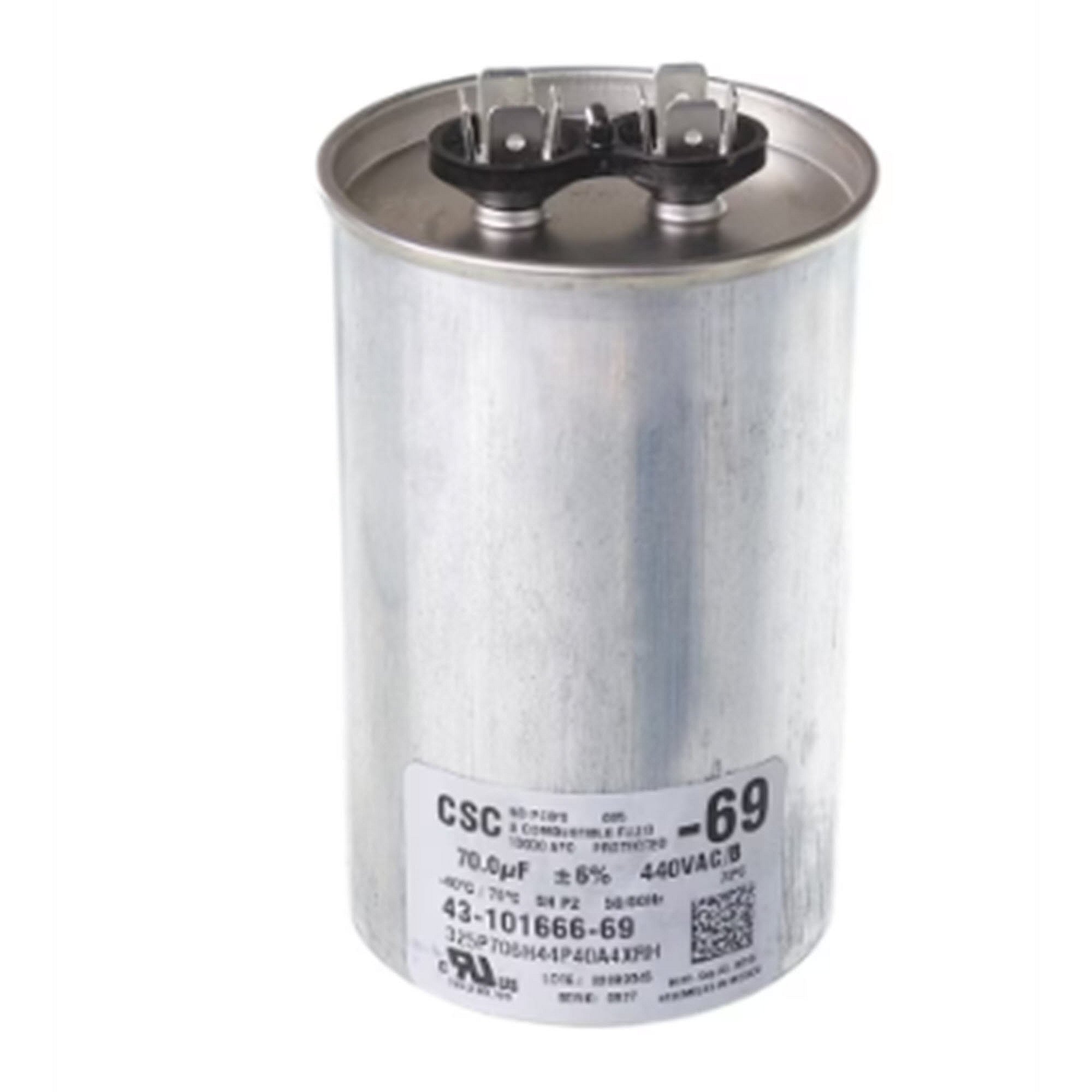 Part #43-101666-69, Rheem 70/440V Single Round Cap