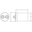 Rheem 70mfd 370v Round Run Capac 43-25136-17