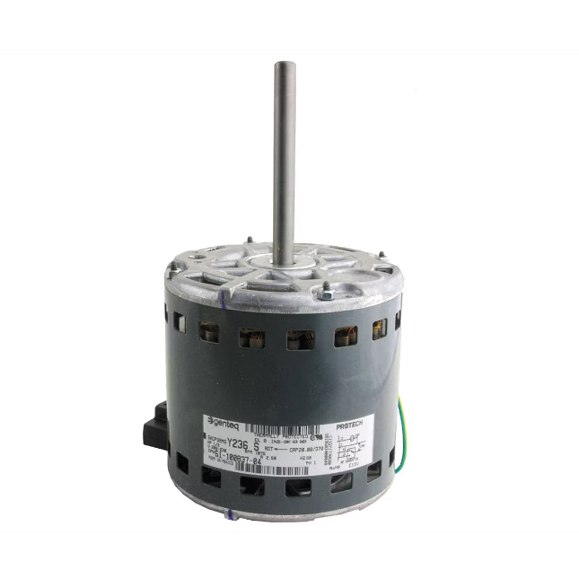 Part #51-100837-04, Rheem 1/2Hp 208-230V 1075Rpm 2Sp Mtr