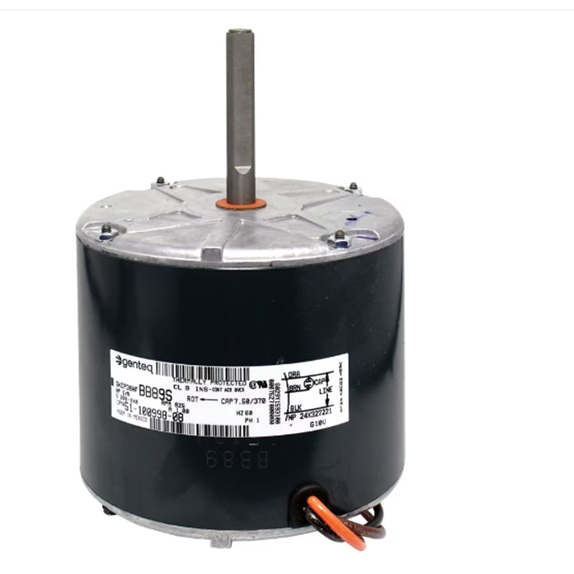Part #51-100998-08, Rheem 1/8Hp 208-230V 825Rpm 1Sp Mtr
