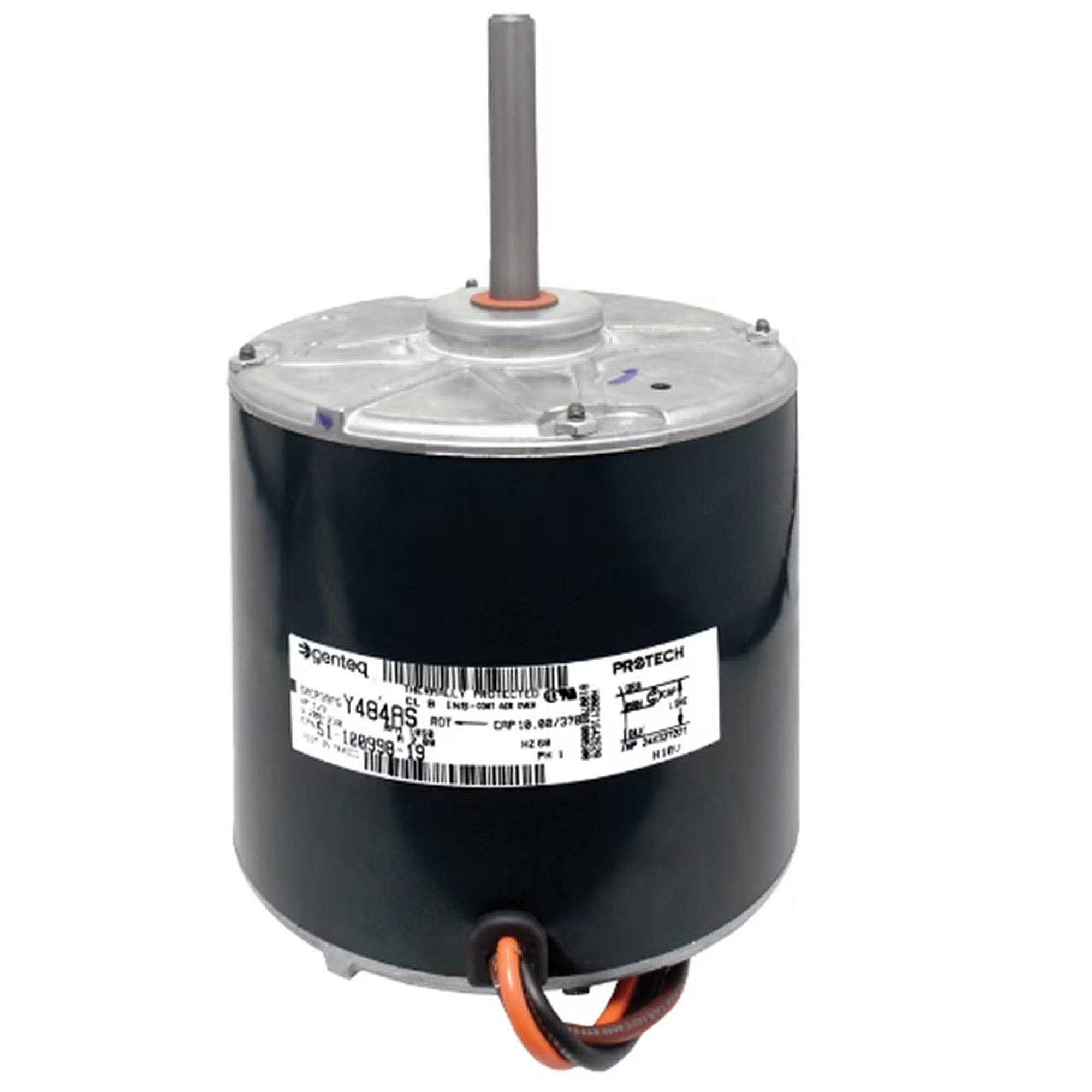 Part #51-100998-19, Rheem 1/3Hp 208/230V Ccw Fan Motor