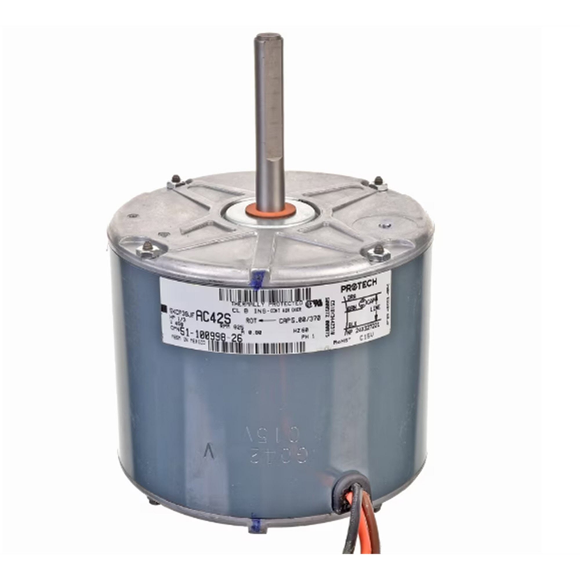 Part #51-100998-26, Rheem 1/3Hp 460V 825Rpm Motor