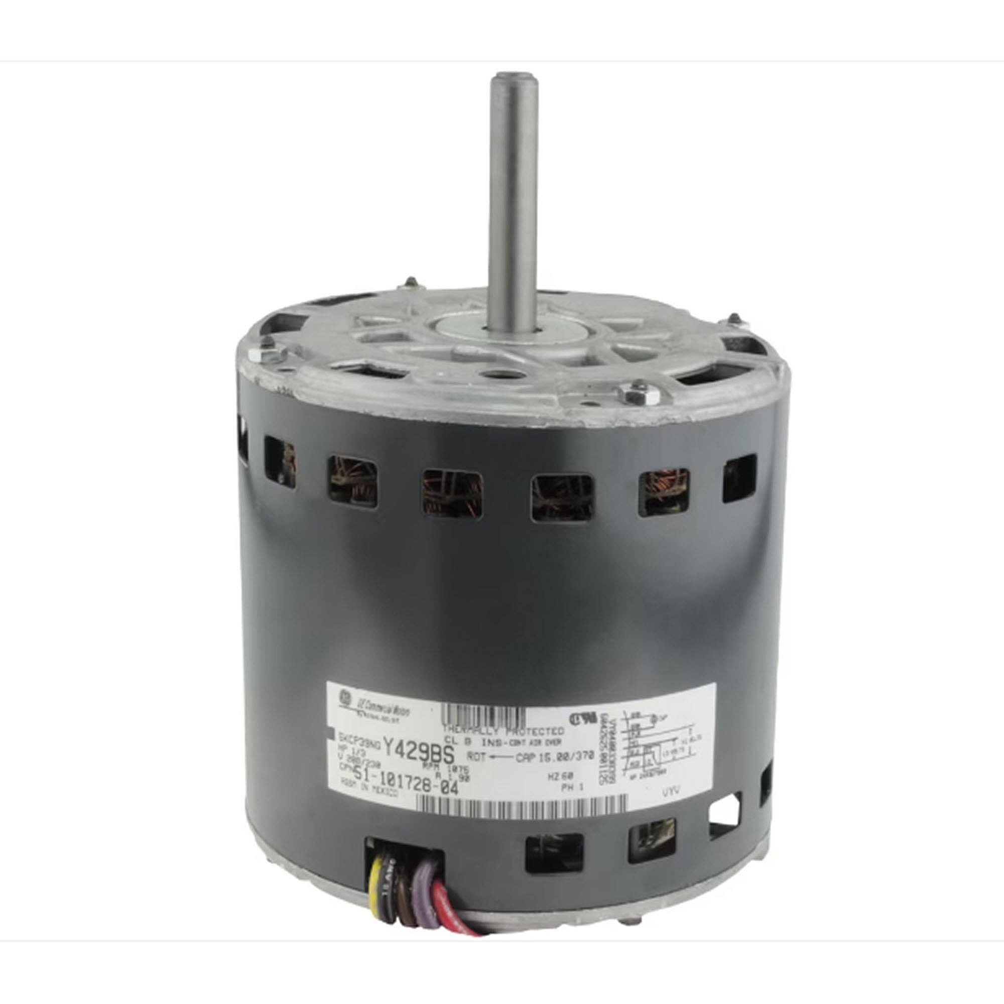 Part #51-101728-04, Rheem 1/3Hp 208/230V1Ph 1075Rpm 2Spd