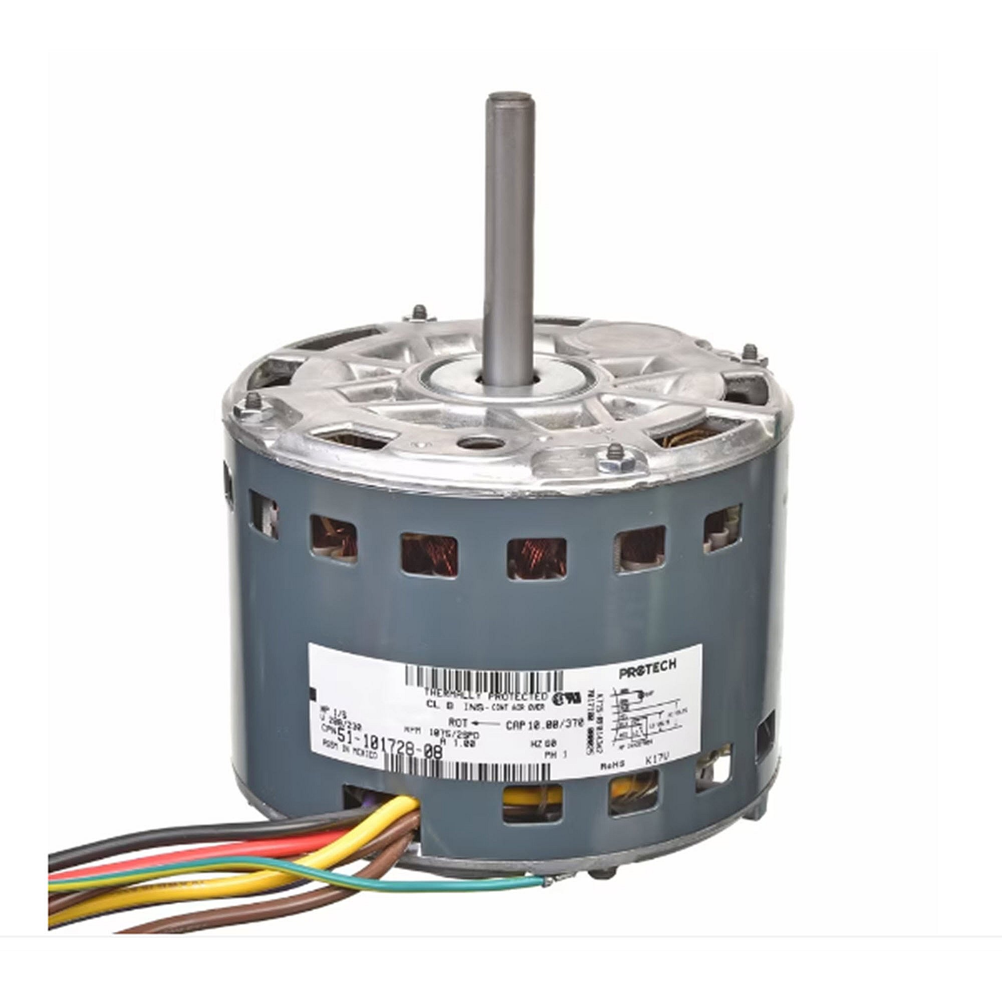 Part #51-101728-08, Rheem 1/5Hp 208-230V1Ph 1075/2Sp Mtr