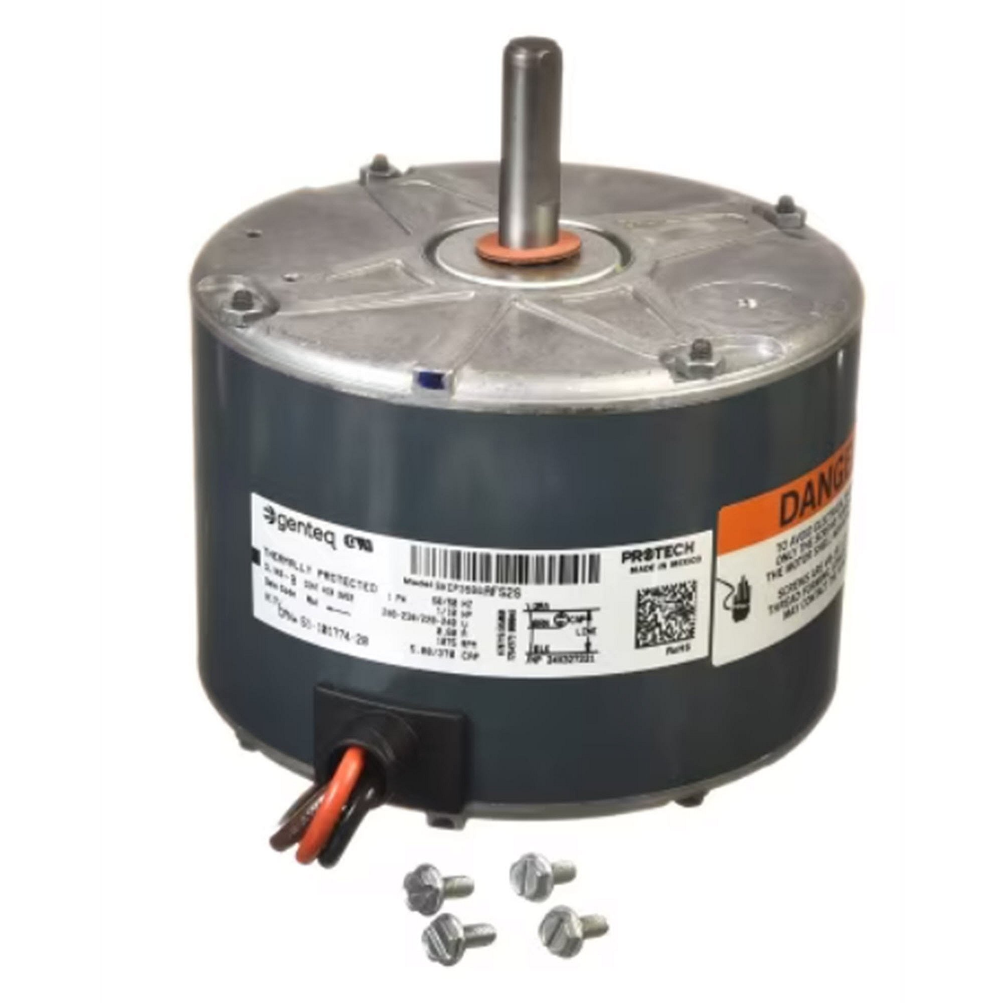 Part #51-101774-20, Rheem 1/10Hp 208/230V1Ph 1075Rpm Mtr