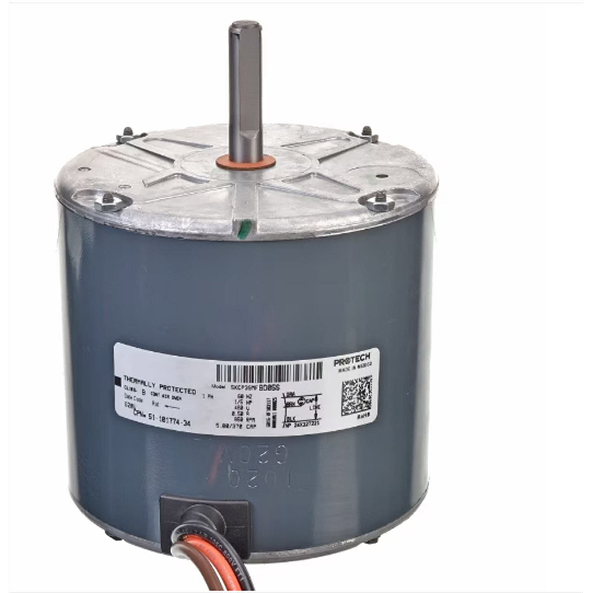 Part #51-101774-34, Rheem 1/5Hp 460V 1Ph Fan Motor