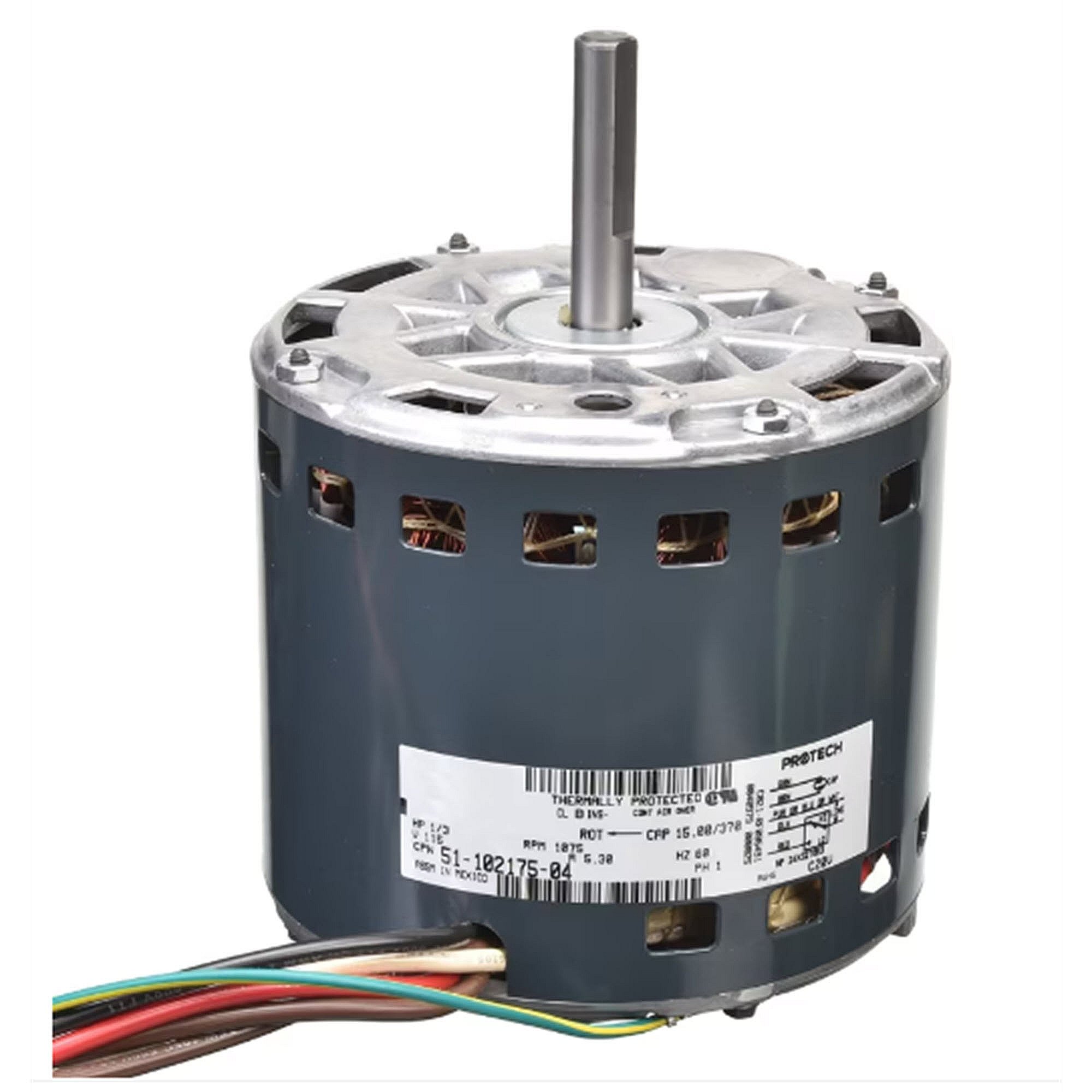 Part #51-102175-04, Rheem 1/3Hp 120/1/60 1075Rpm 2Speed