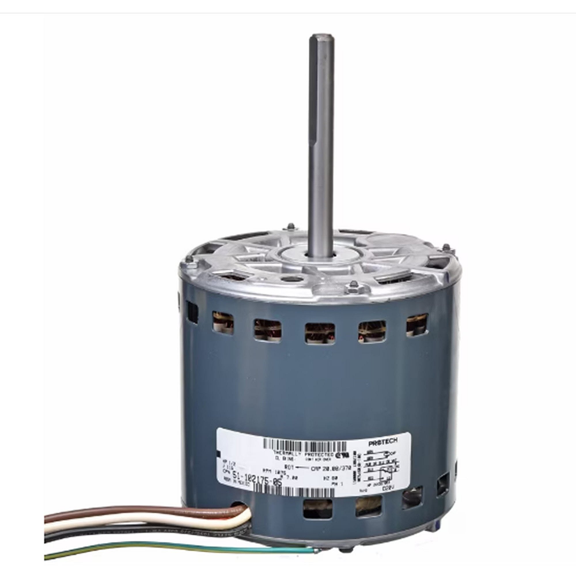 Part #51-102175-05, Rheem 1/2Hp 1075Rpm 2Spd 120V1Ph Ccw