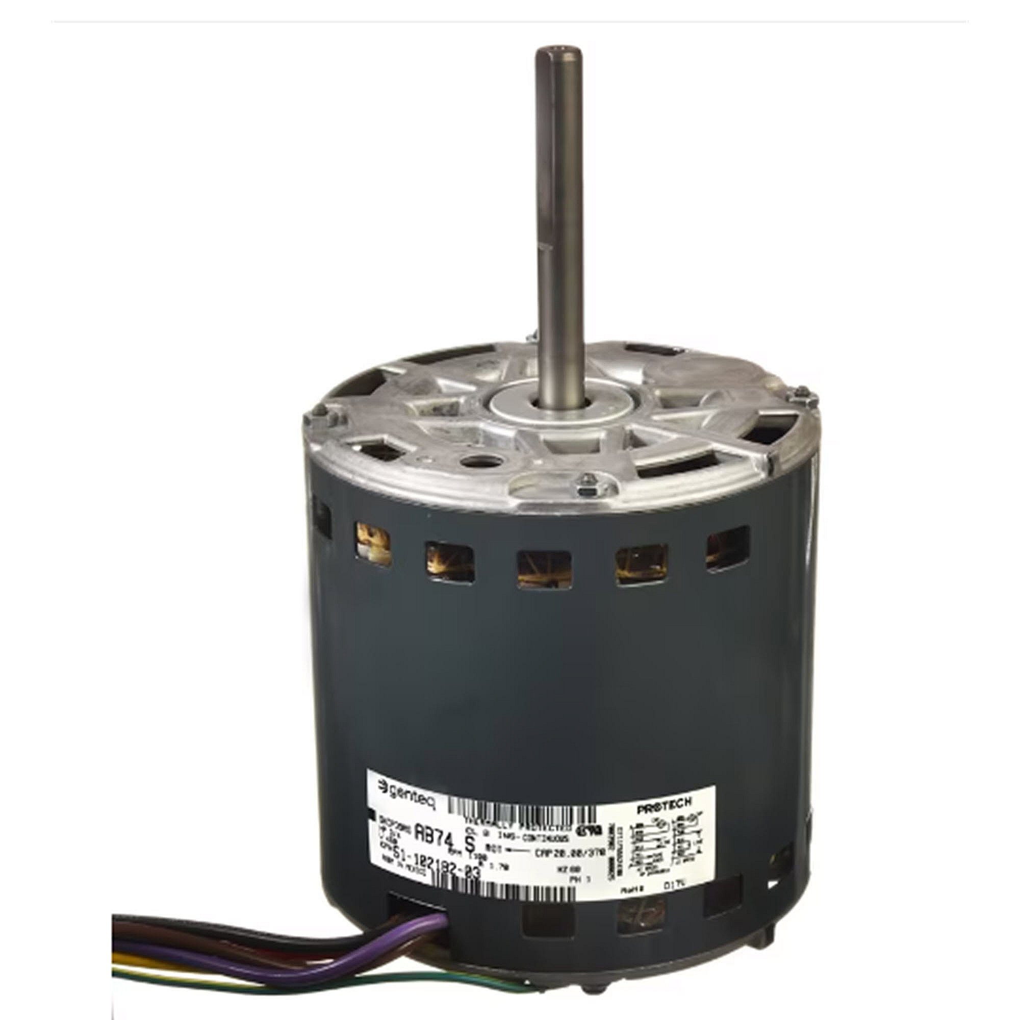 Part #51-102182-03, Rheem 3/4Hp 460V 1075Rpm 2Spd Motor