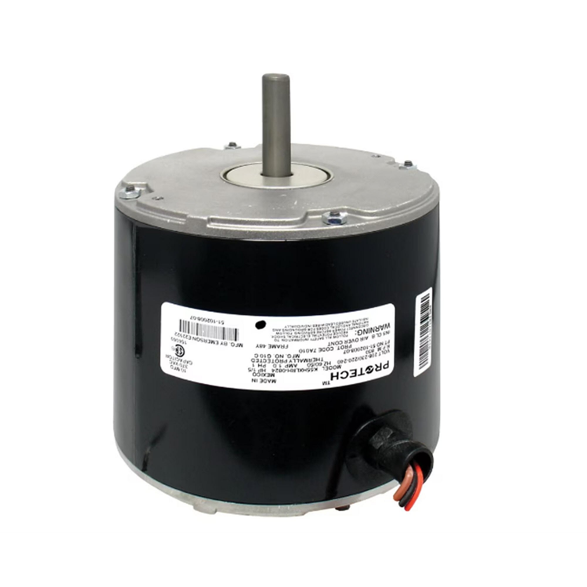Part #51-102500-04, Rheem 1/5Hp 208/230V 825Rpm 1Spd Mtr