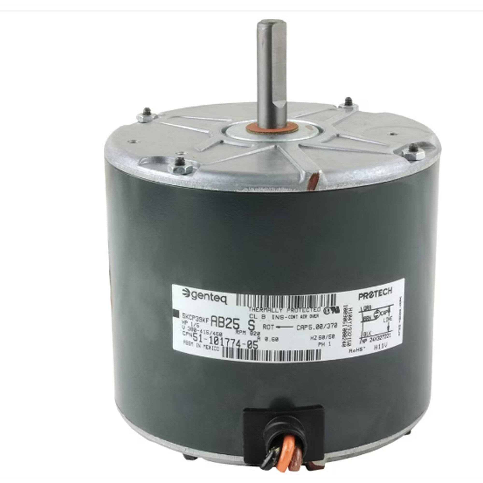 Part #51-102500-06, Rheem 1/5Hp 380-415-460V 825Rpm Mtr
