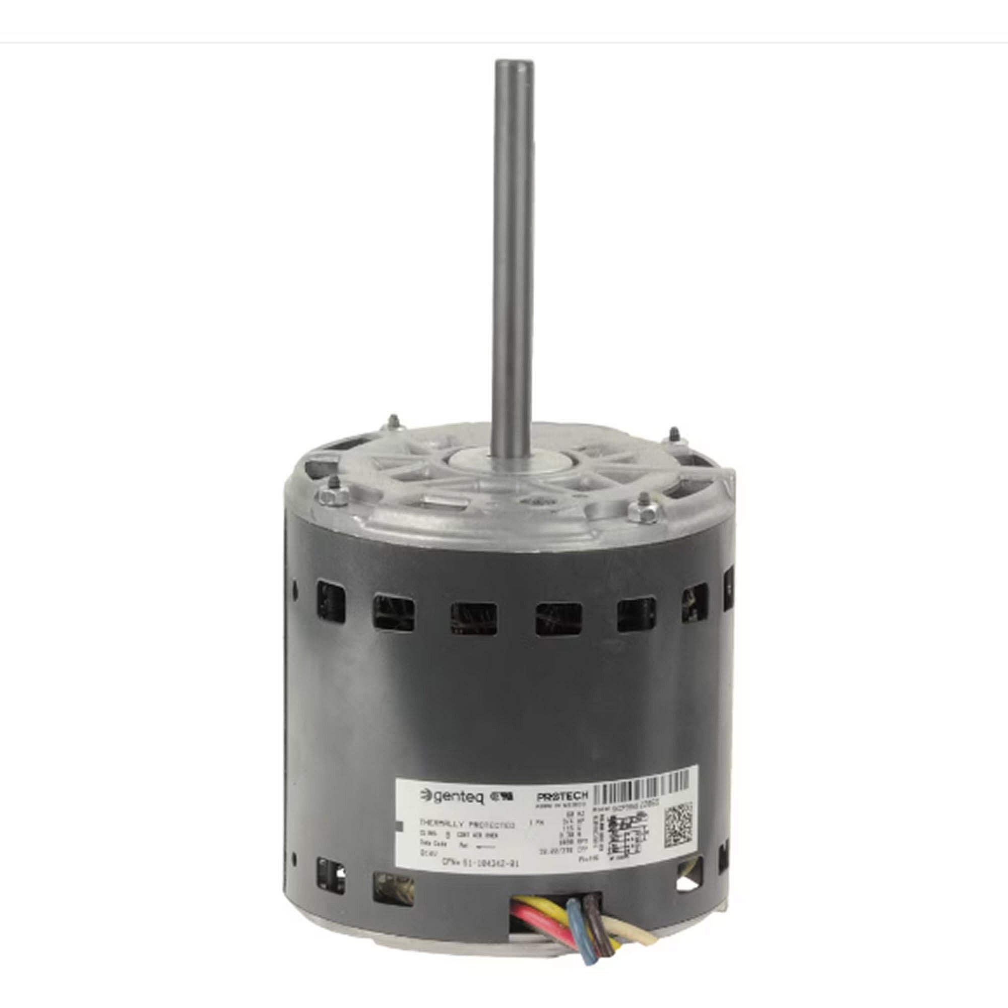 Part #51-104342-01, Rheem 3/4Hp 120V 1Ph 1075Rpm 4Spd