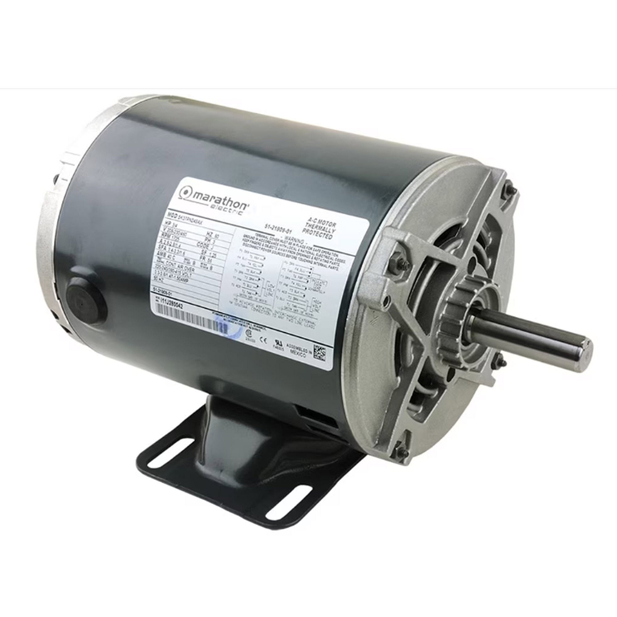 Part #51-21909-01, Rheem 3/4Hp 208-230/460V 1725Rpm Mtr