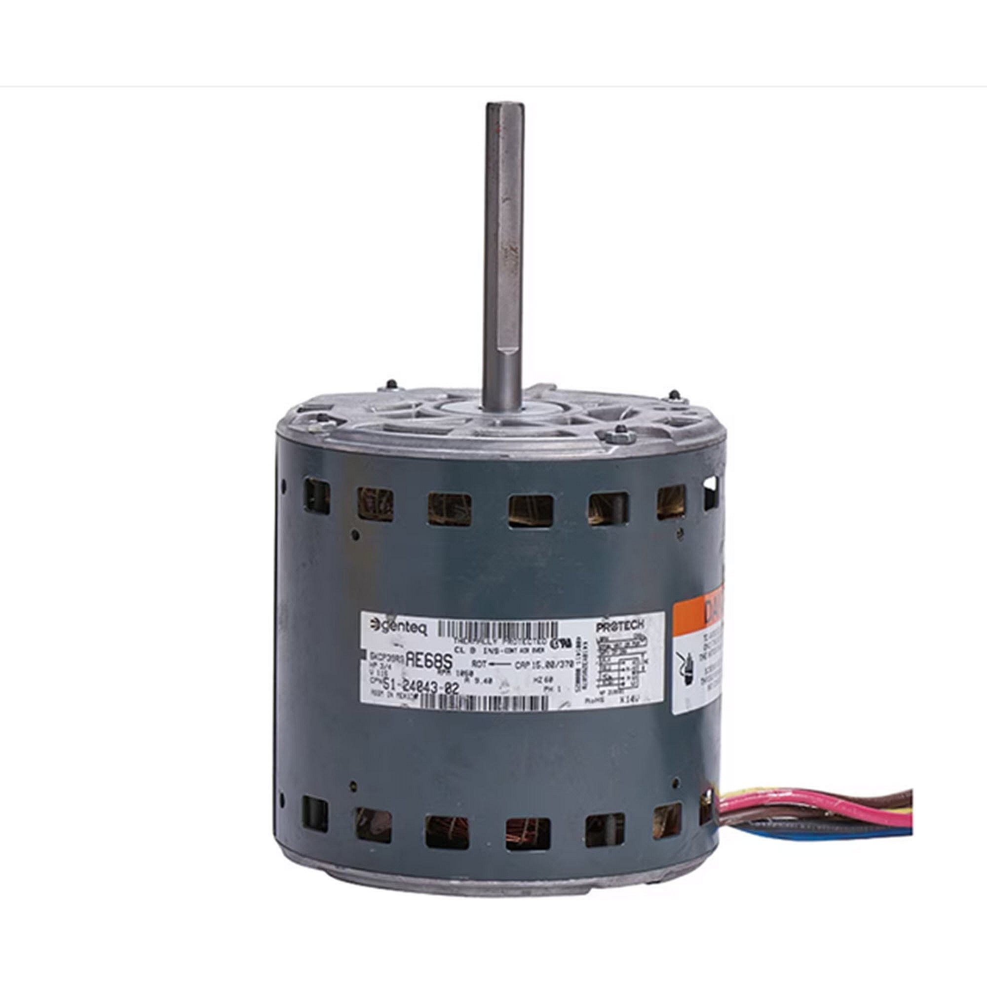 Part #51-24043-02, Rheem 3/4Hp 120V 1075 Rpm 4Speeds