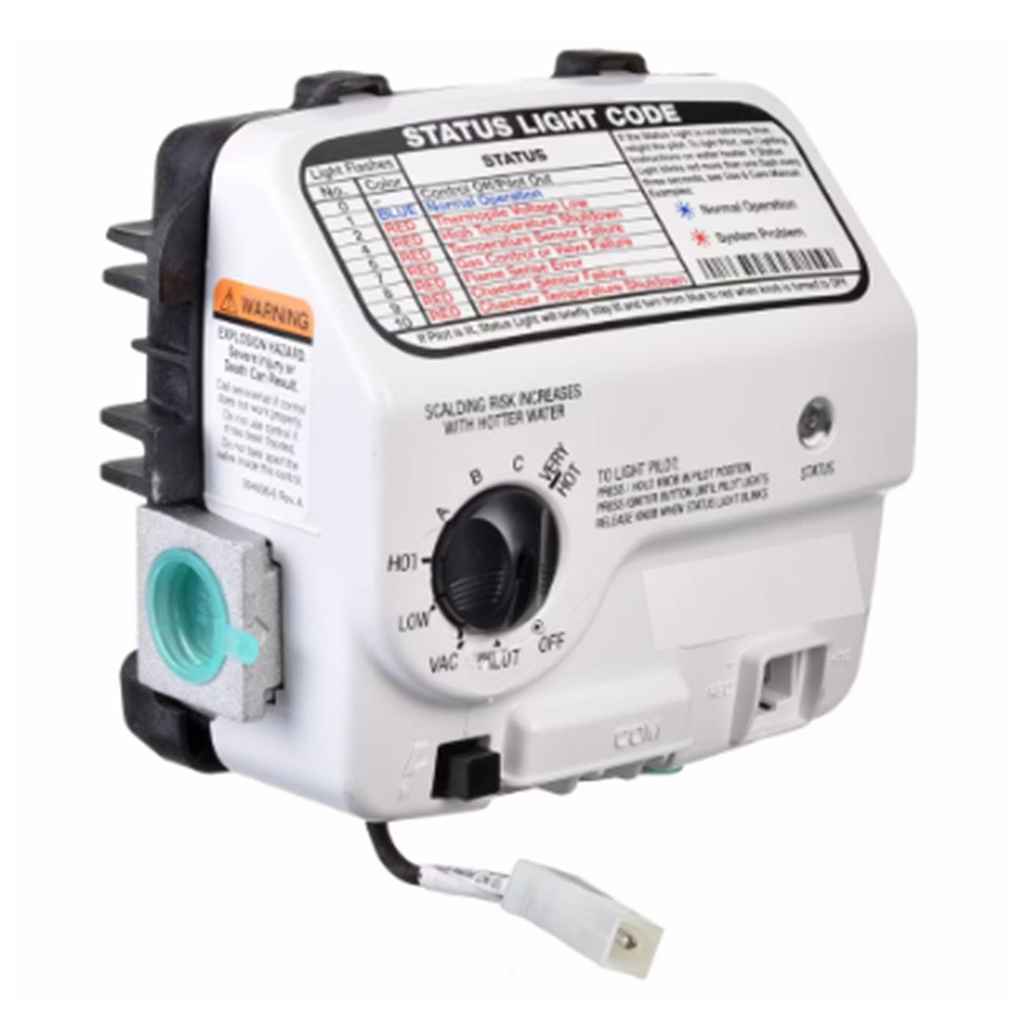 Rheem Part #ap18385A, Gas Control (Thermostat) - Ng