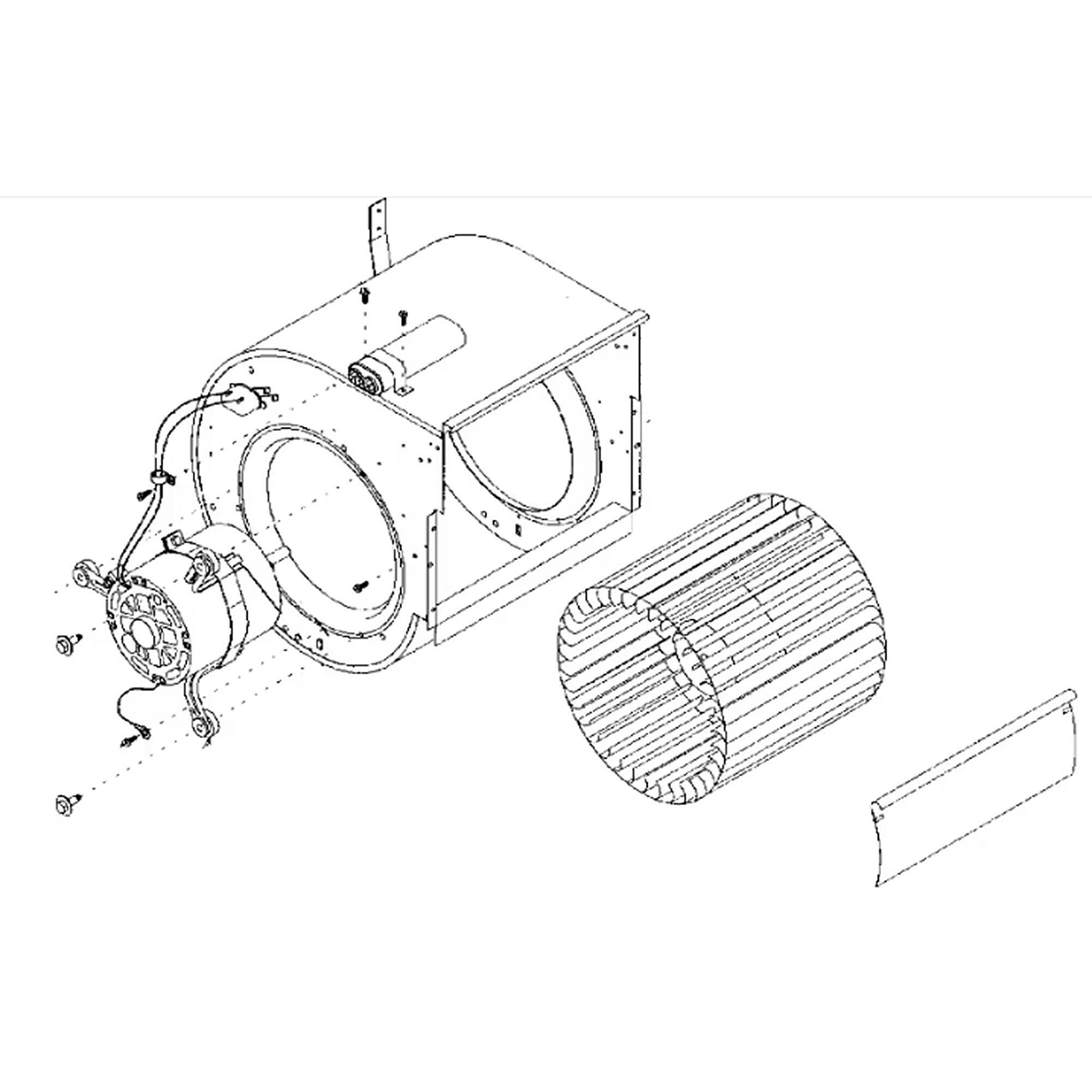 Part #as-59050-11, Rheem Blower Assembly