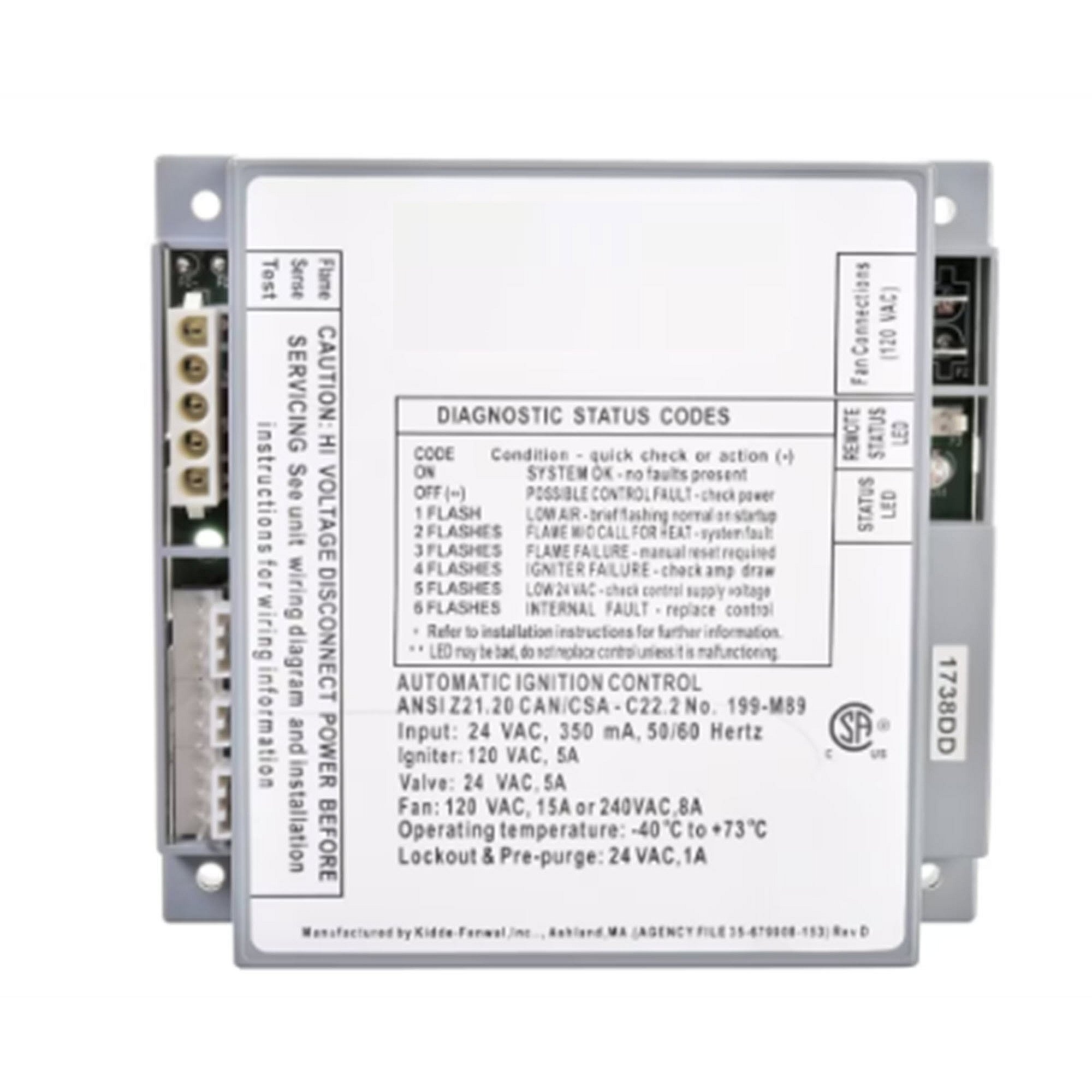 Part #rl2042K, Rheem Ignition Module