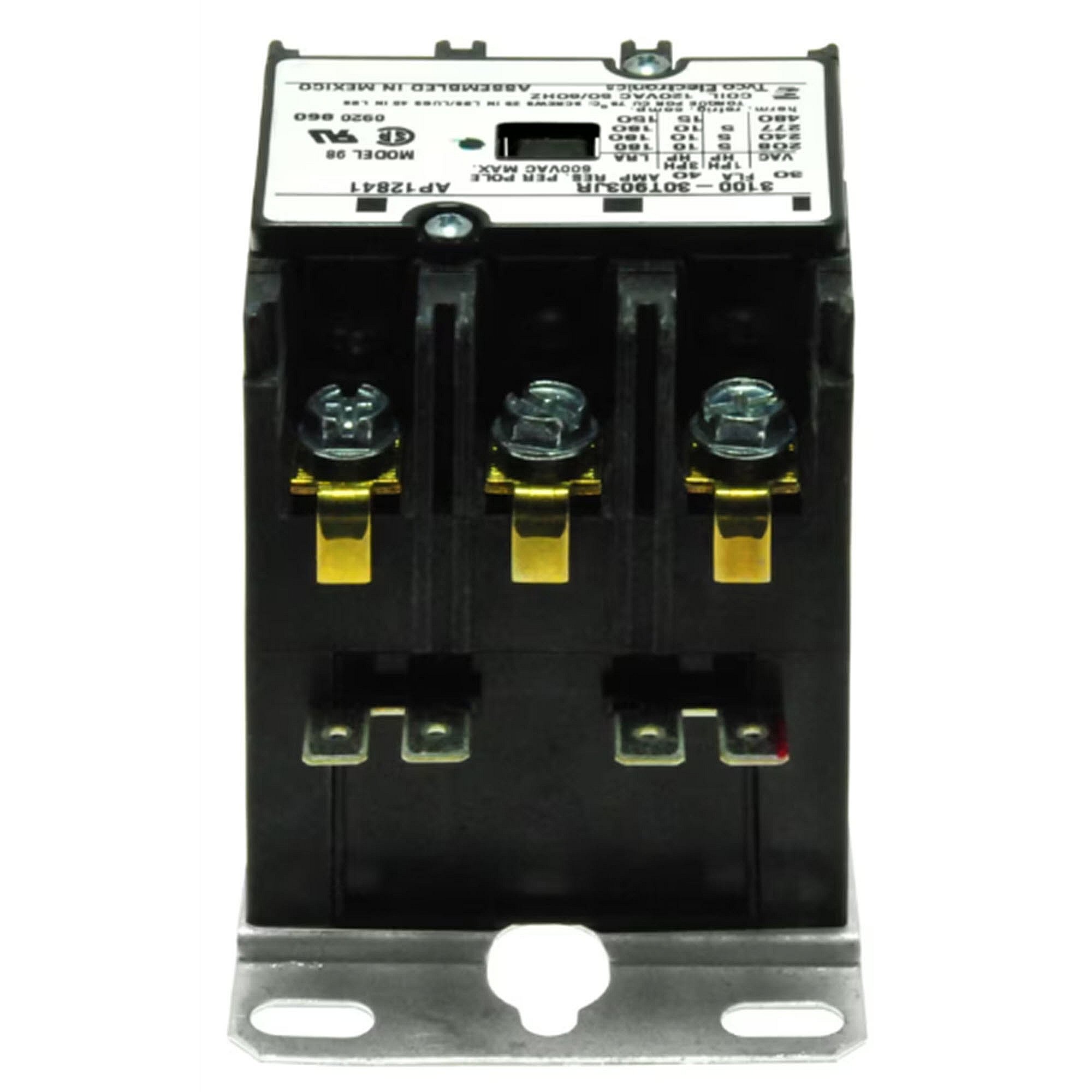 Part #sp12841, Rheem 120Vcoil 3Pole 30Amp Contactor