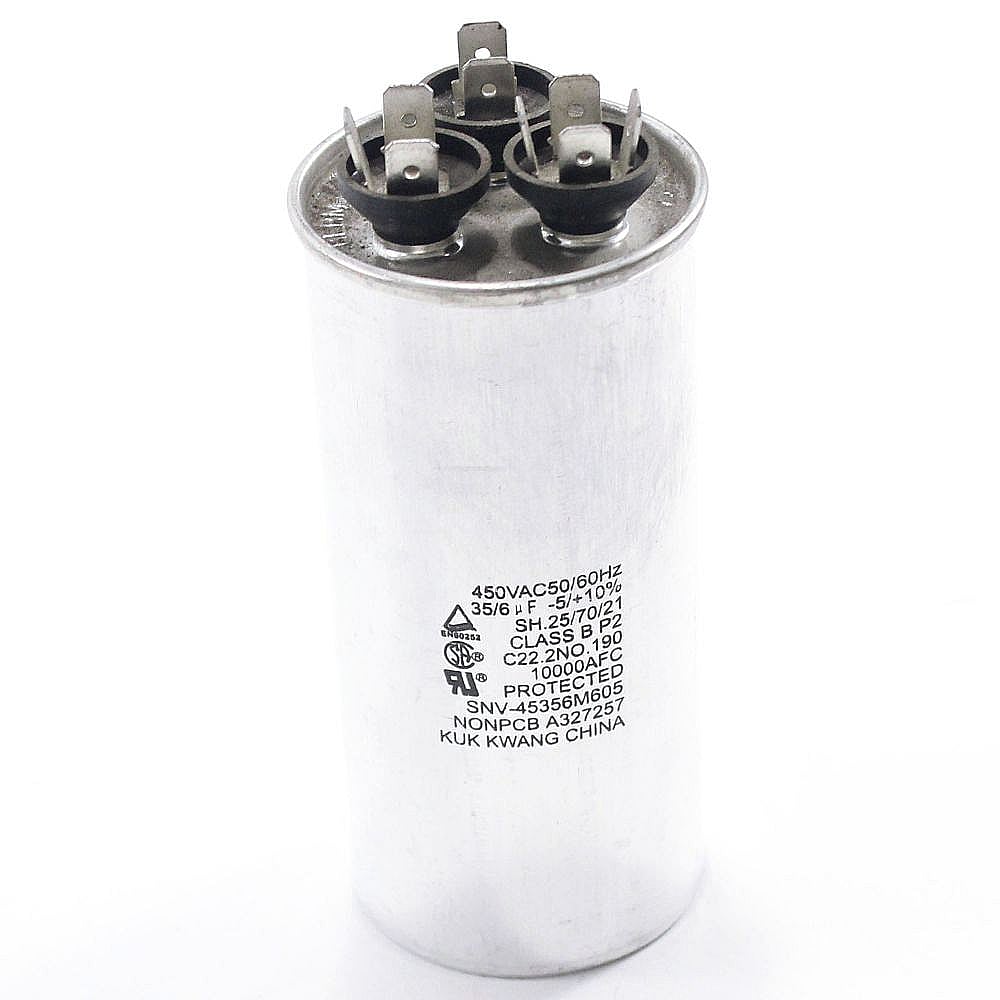 Gibson Part #5304426451, Room Air Conditioner Dual-Motor Run Capacitor | 4.85 x 2.10 x 1.95