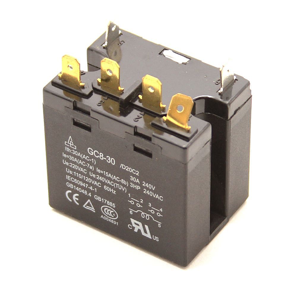 Frigidaire Part #5304460001, Room Air Conditioner Compressor Power Relay | 2.15 x 1.95 x 1.45