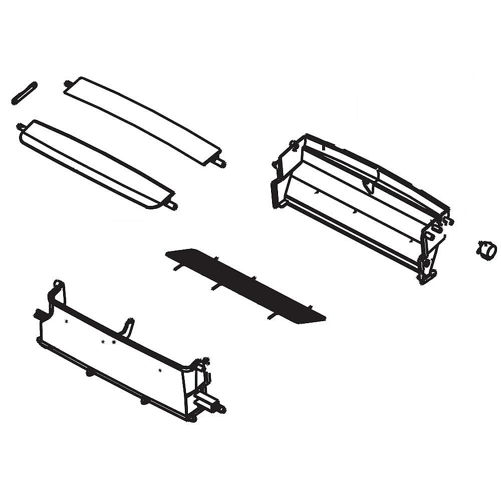 Frigidaire Part #5304479171, Vent Assembly | 18.00 x 7.65 x 5.40