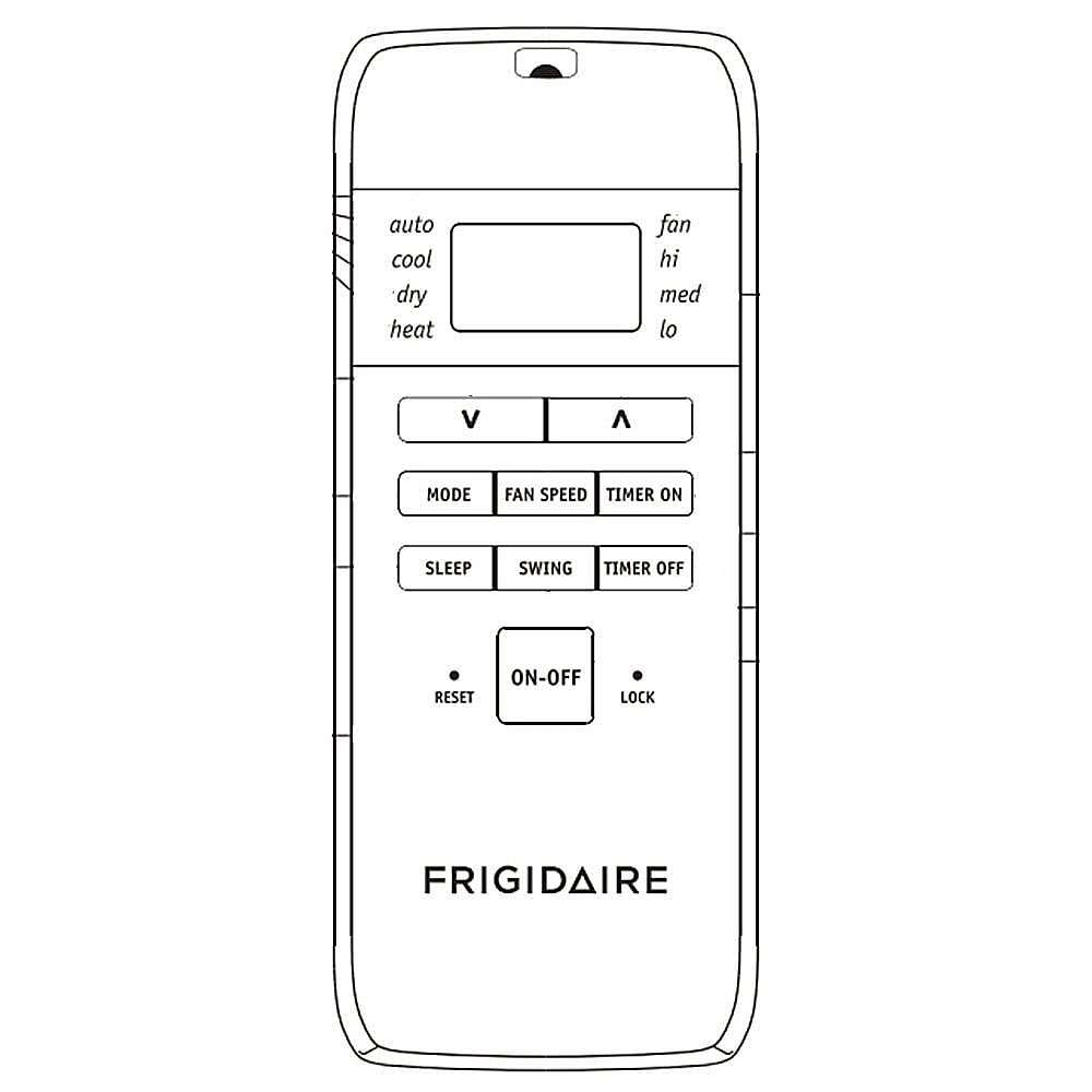 Frigidaire Part #5304479314, Remote Control | 7.00 x 3.60 x 1.85