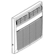 Front Assembly for Frigidaire FRA12EZU211 - Part 5304483203
