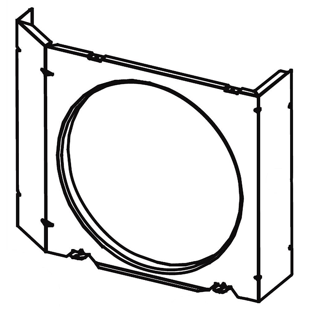 Kenmore Part #5304483211, Bulkhead | 20.00 x 14.75 x 4.50