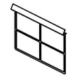 Room Air Conditioner Air Filter for Frigidaire FFRP092LT50 - Part 5304525609
