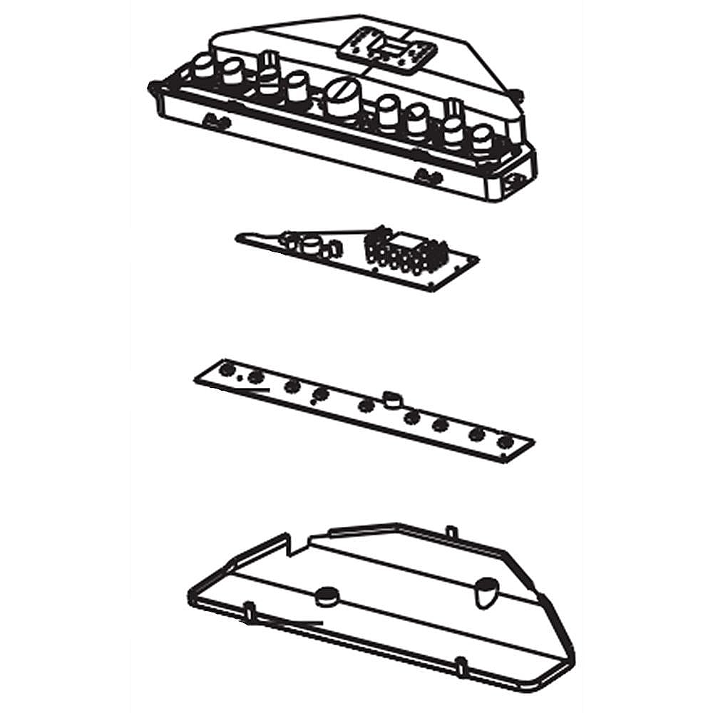 Part #5304484392, Console Assembly