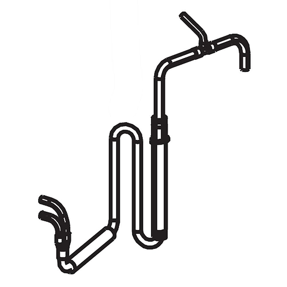 Frigidaire Part #5304484443, Tube, dischar | 9.50 x 4.65 x 3.25