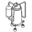 Compressor for Frigidaire FRP15E2Y2A0 - Part 5304484832