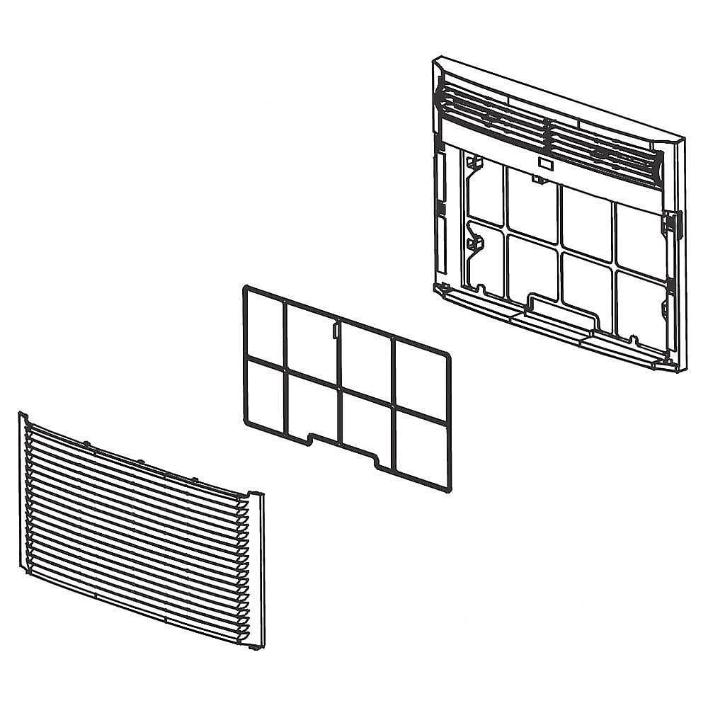 Part #5304495006, Room Air Conditioner Front Panel Assembly / 26.20 x 18.90 x 2.90
