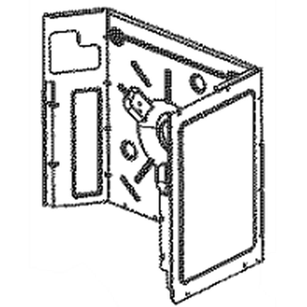 Kenmore Part #5304495630, Bulkhead | 8.15 x 7.10 x 3.35