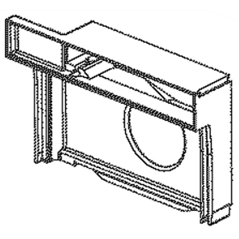 Kenmore Elite Part #5304495631, Room Air Conditioner Fan Scroll, Front | 22.25 x 17.50 x 5.50