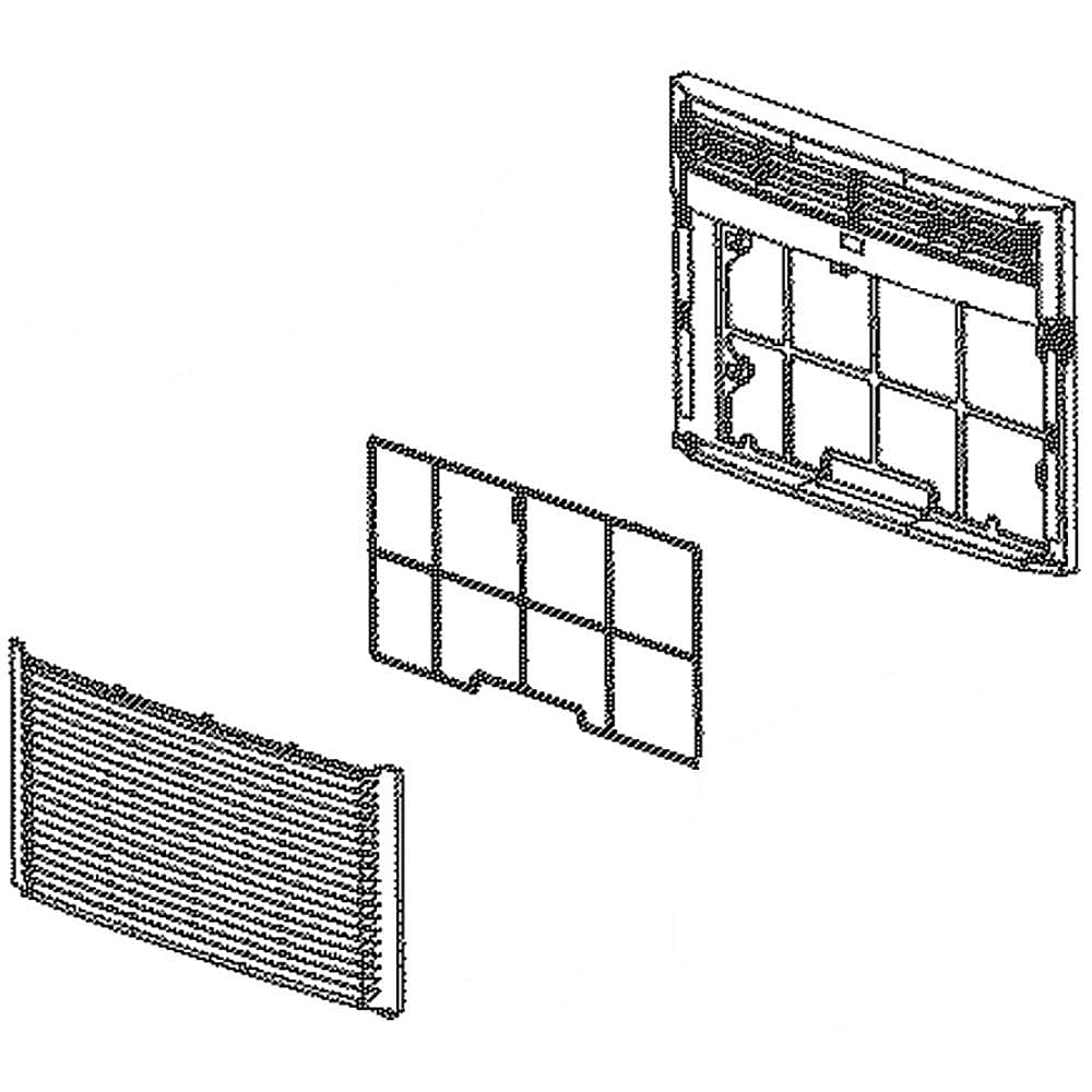 Kenmore Elite Part #5304495649, Front Assembly | 23.75 x 17.50 x 3.00