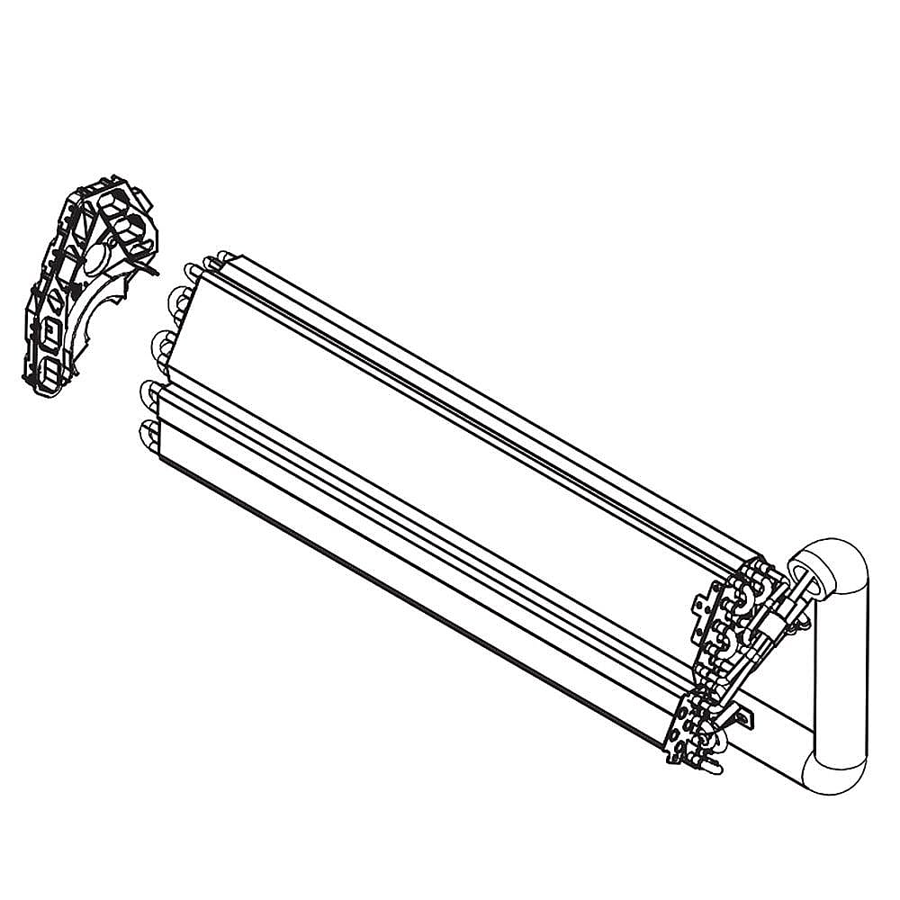 Photo of Part #5304502203, Evaporator from Repair Parts Direct