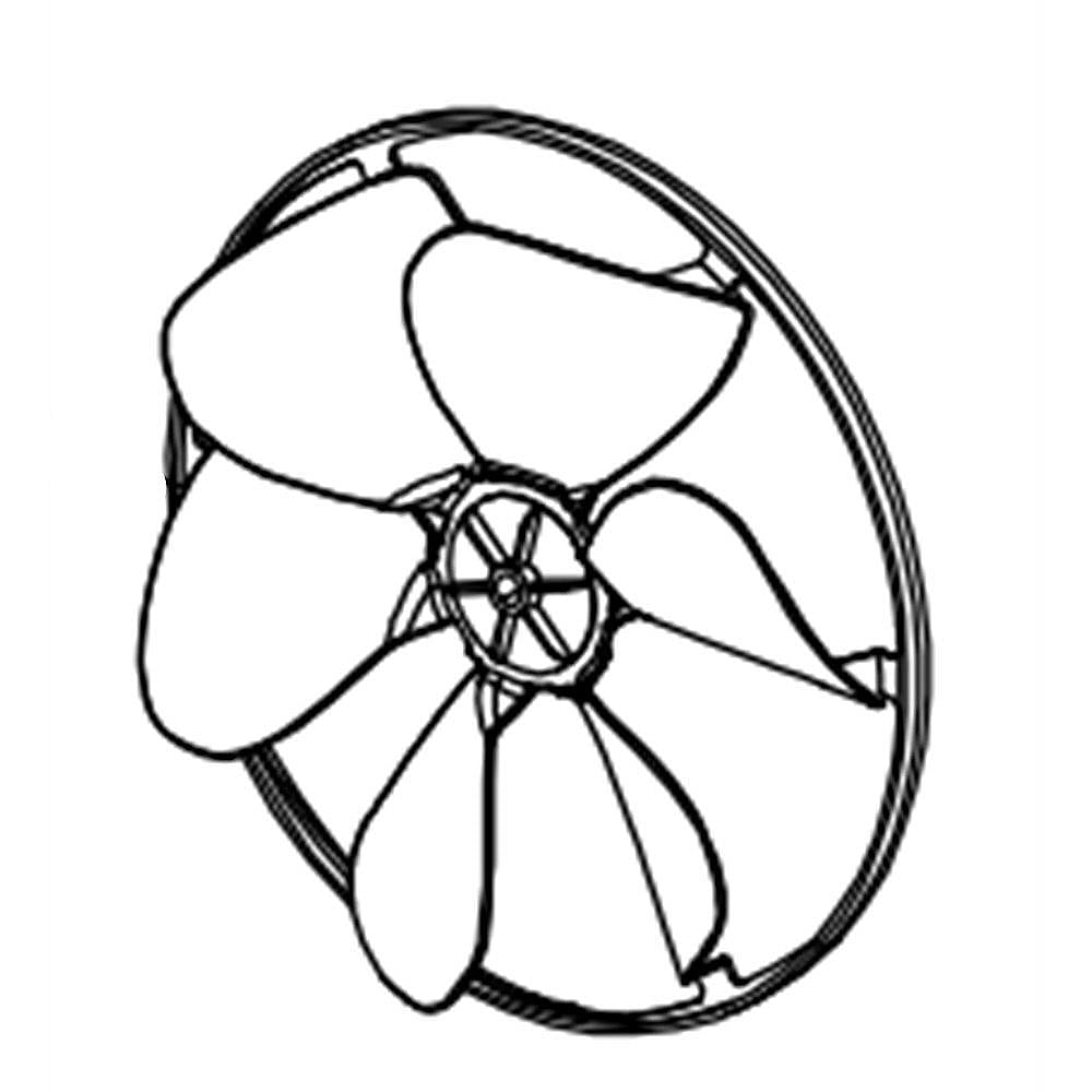 Frigidaire Part #5304507757, Fan Blade | 13.60 x 13.55 x 3.60